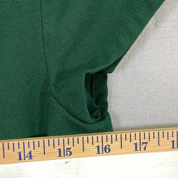 Madewell Green Short Cap Sleeve Pockets Shift Sheath Dress Size 2 - Picture 6 of 8